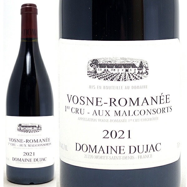 2021 ヴォーヌ ロマネ プルミエ クリュ オー マルコンソール 750ml ドメーヌ デュジャック ブルゴーニュ フランス 赤ワイン コク辛口 ワイン ^B0DJVM21^