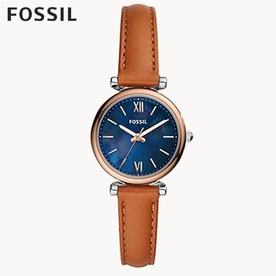フォッシル FOSSIL 腕時計 CARLIE MINI 三針 タンレザーウォッチ ES4701 レディース アナログ 正規品 9,104円
