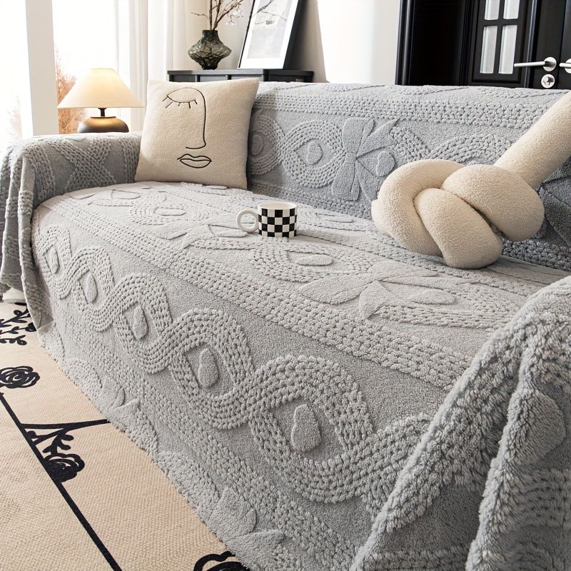 ソファカバー ベルベット製 オールシーズン対応