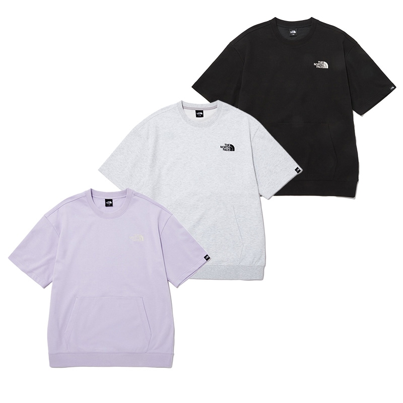[THE NORTH FACE]ESSENTIAL S/S CREWNECK NT7UP00ノースフェイス 半袖ラウンドティー 韓国ファッション 半袖tシャツ レディース メンズ