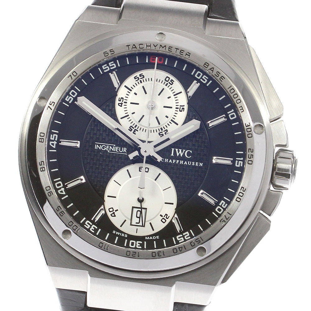 ベルト訳あり 保証書付き【IWC SCHAFFHAUSEN】IWC ビッグインヂュニア クロノグラフ IW378401 自動巻き メンズ_721994【中古】