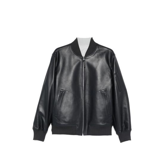 MACKAGE Men Leather Jackets EASTON SA NAGRE BLUE