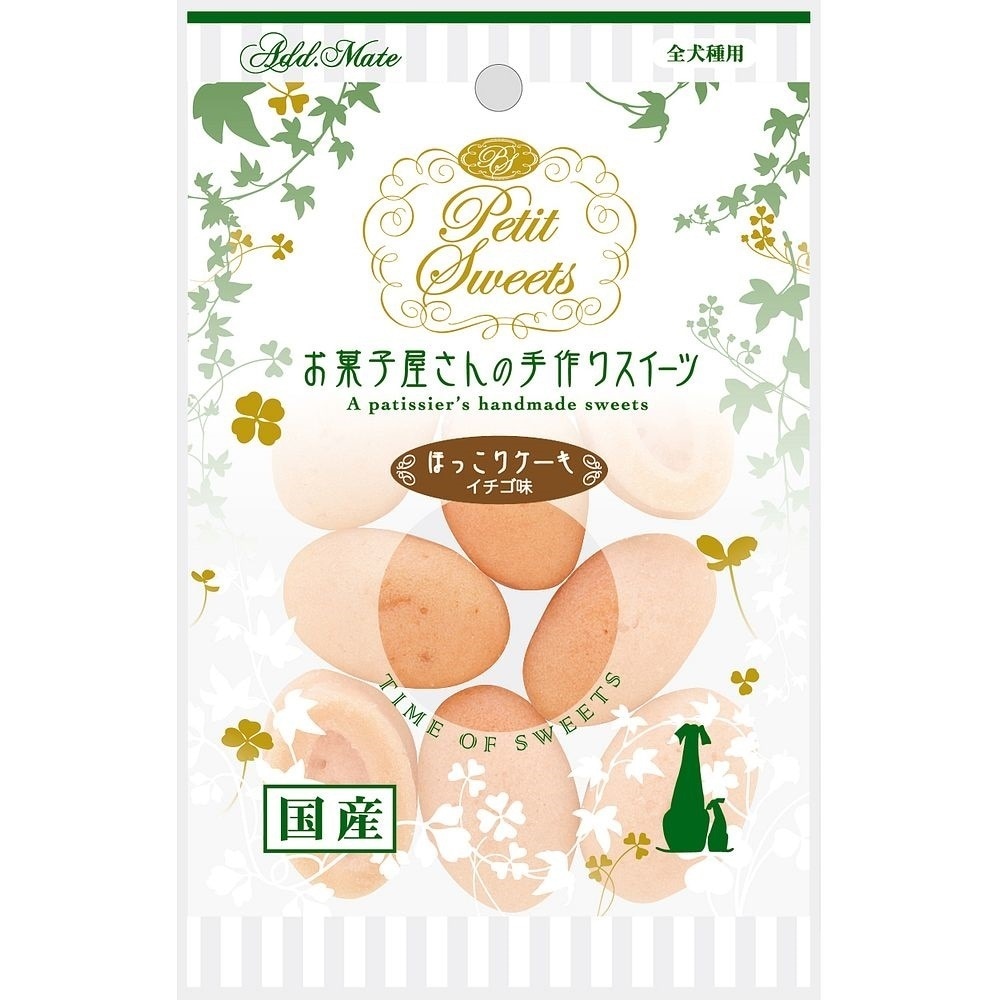 （まとめ買い）Petit Sweets ほっこりケーキ いちご味 8個入 犬用 [x15]