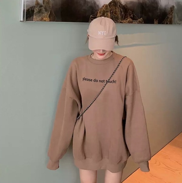 トップス スウェット 長袖 クルーネック デザイン ダブルブレスト オーバーサイズ ビッグシルエット 美ライン ニュアンス 裏起毛 リラックス レトロ かわいい 大人可愛い きれいめ シンプル