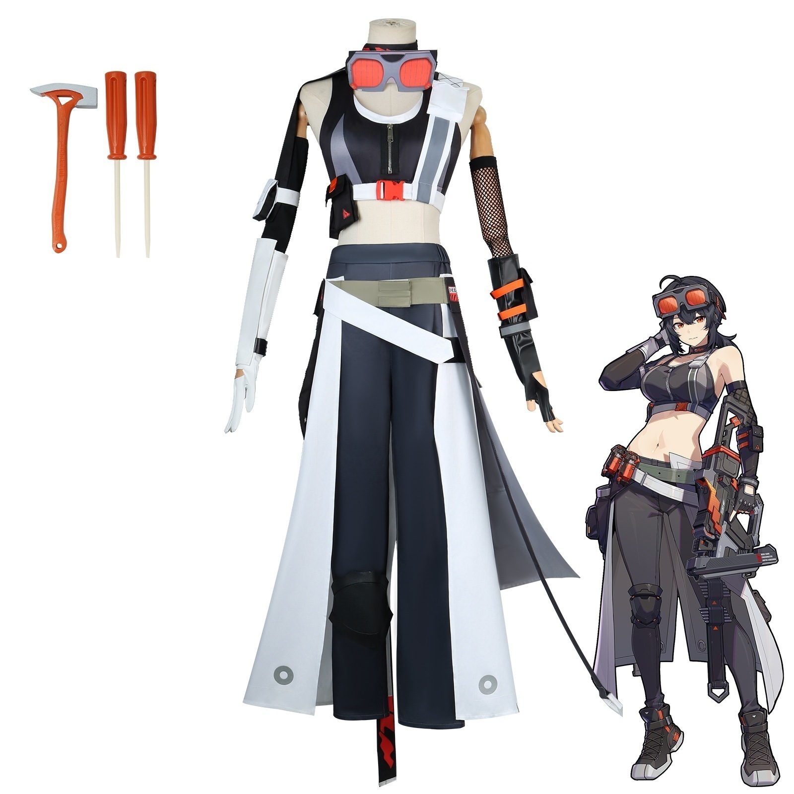 【人気爆売れ】絶区零cos コスプレ コスチューム白祇重工格莉斯ハワードコスプレ にじげんアニメ服