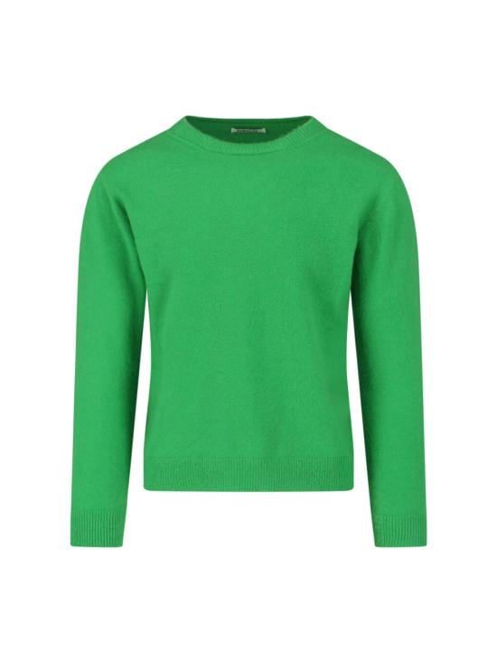 AURALEE Men Sweater A26SP02CC GREEN Green