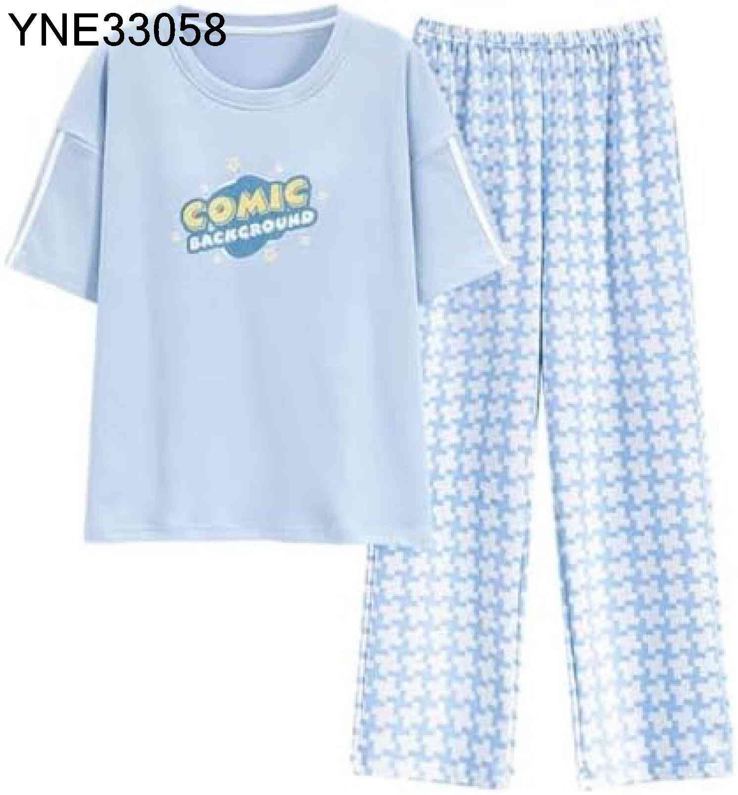 ルームウェア 半袖 Tシャツ 綿 レディース パジャマ ロングパンダ 上下セット 吸汗 通気 快眠 春 夏 カジュアル 女性用 ブラパッド付き 部屋着 便利服 薄手 外出着 寝巻き