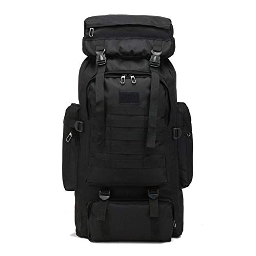 80L Military Tactical Hiking Backpack, Foldable High Capacity Multipurpose Backpack for Outdoor Camp