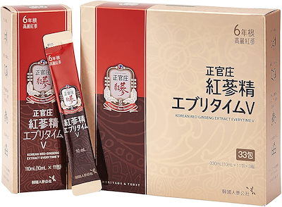 紅参精エブリタイムV (バリュー) 10ml33包 6年根 紅参 ...のサムネイル