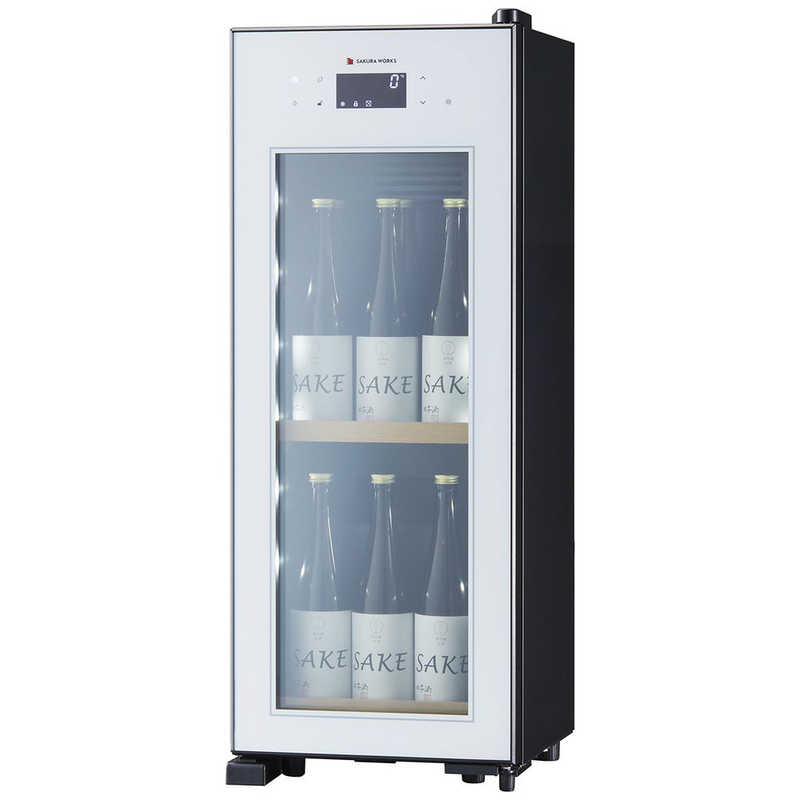 さくら製作所　低温冷蔵クーラー ZERO CHILLED 9本 右開き　OSK9-W ホワイト（標準設置無料）