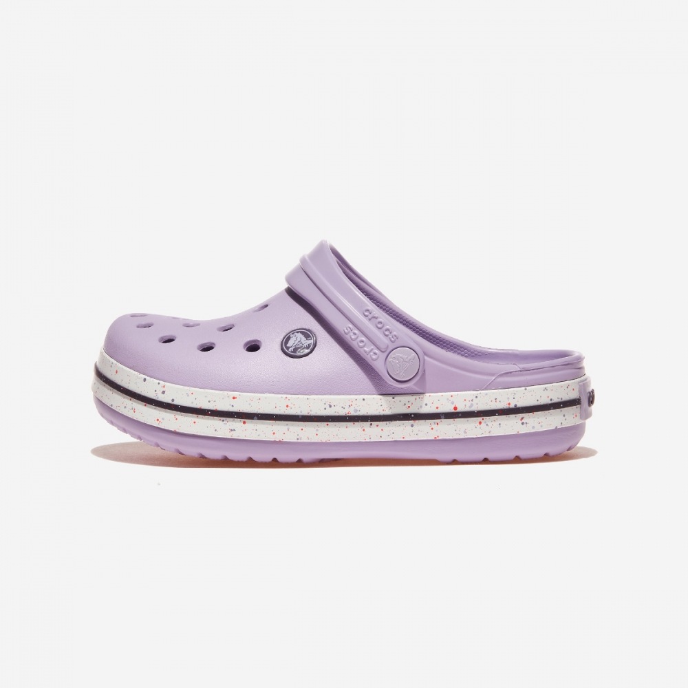 クロックスクロックバンドスペックルバンドクロッグキッズ CRS211645-LAVENDER
