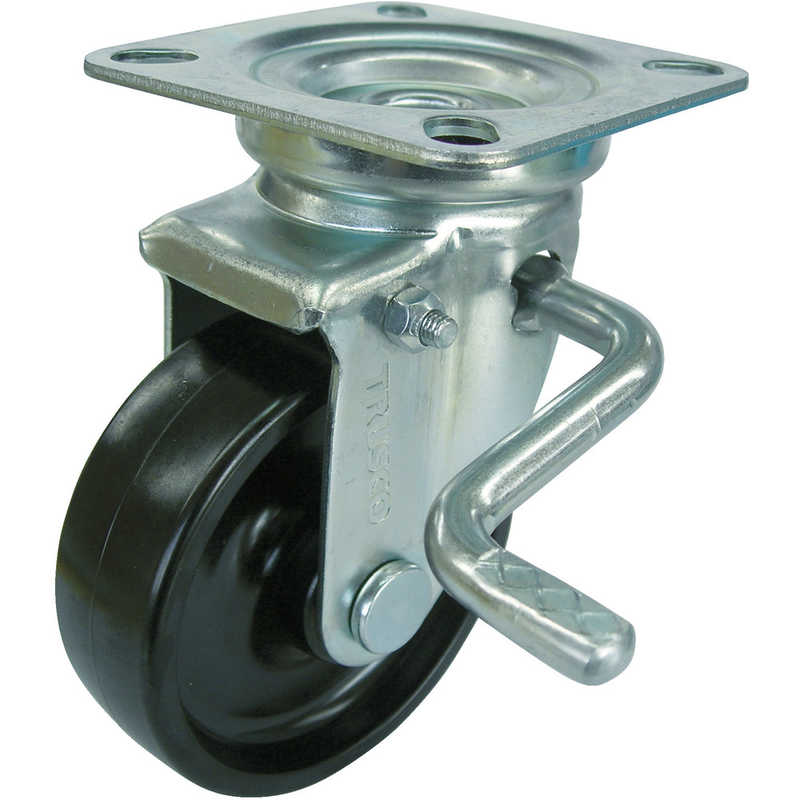 トラスコ中山　耐熱性フェノールキャスター 自在ダブルストッパー付 Φ150　TYPBJB150A 8,490円