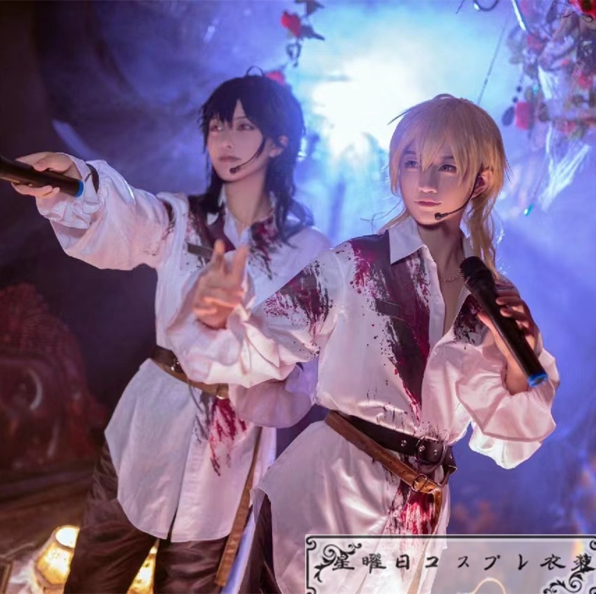 あんさんぶるスターズ 深層*裏腹に潜んだBeast サスペンスと恋愛 ドラマ UNDEAD 大神晃牙 朔間零 羽風薰 乙狩アドニス コスプレ衣装 コスチューム
