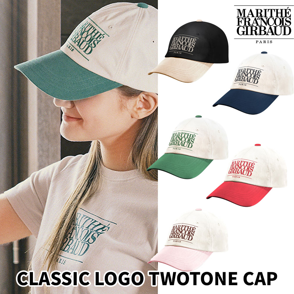 クラシックロゴ ツートーンレタリング キャップ 男女兼用 [6カラー]コットンツイル素材日常使いにぴったりの軽やかキャップ