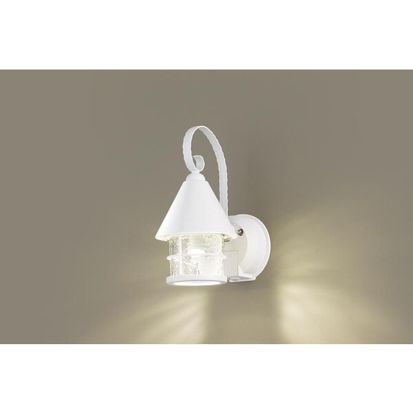 LGWC85044WF ホワイト/透明 洋風LEDポーチライト (電球色)