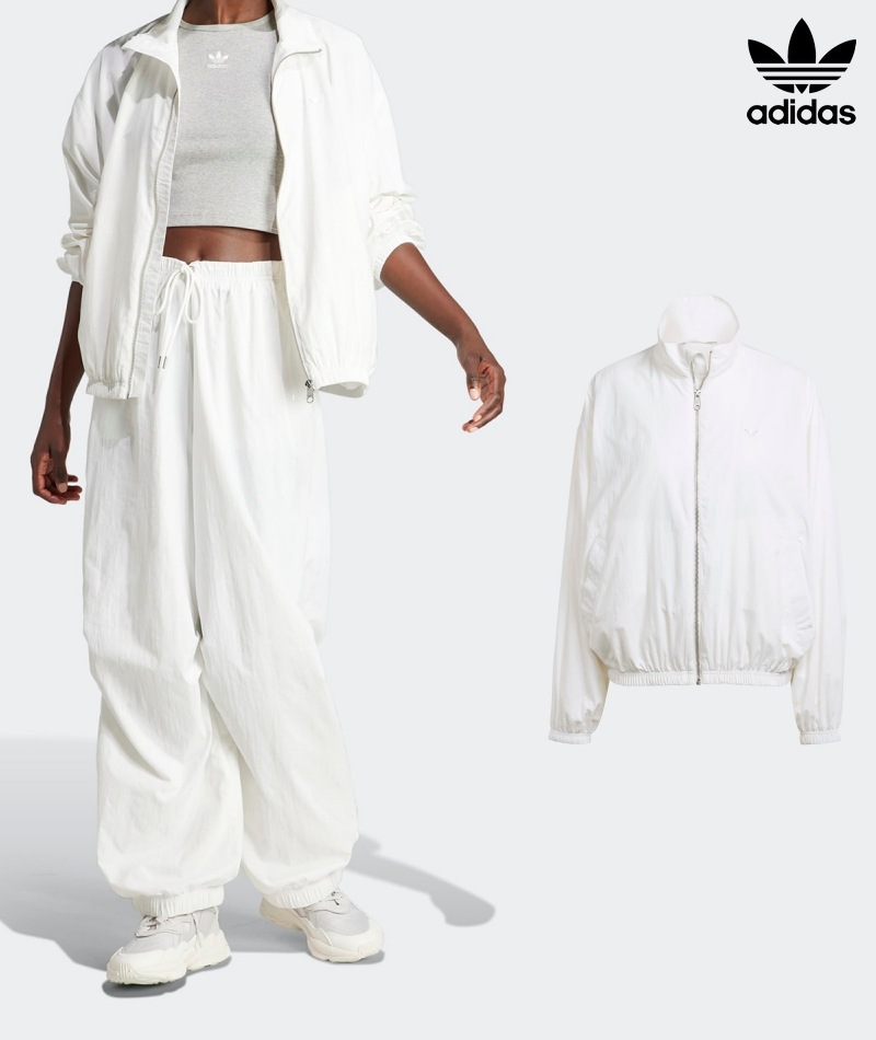 [ADIDAS] アディダス ナイロンウインドブレーカー / WHITE 11,900円