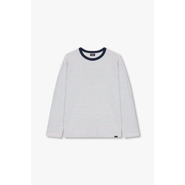 [MEN] 長袖ストライプリンガーTシャツ 91M5122214051