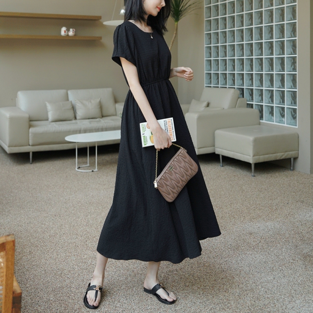 クリック＆ファニーロリエットバックボタンドレス