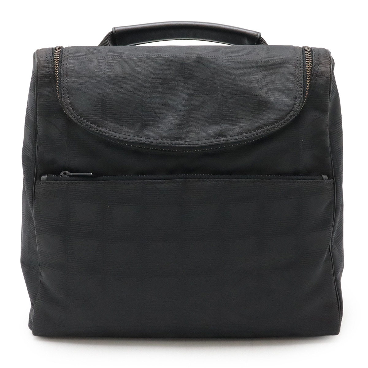 ニュートラベルライン リュックサック バックパック 2WAY ショルダーバッグ ナイロンジャガード レザー ブラック 黒 A1595