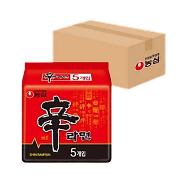 (NEW)農心 辛ラーメン(マルチパック)5入(120g X 40個)