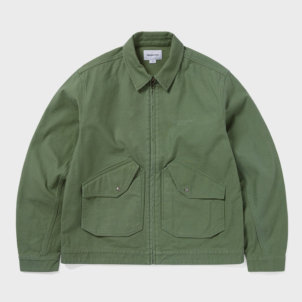 ディス・イズ・ネヴァー・ザットデザーブド・ワークジャケットグリーン