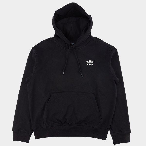 エッセンシャル スモール ロゴ フード付きスウェットシャツ UQ123CHD19 BLK_P413581054