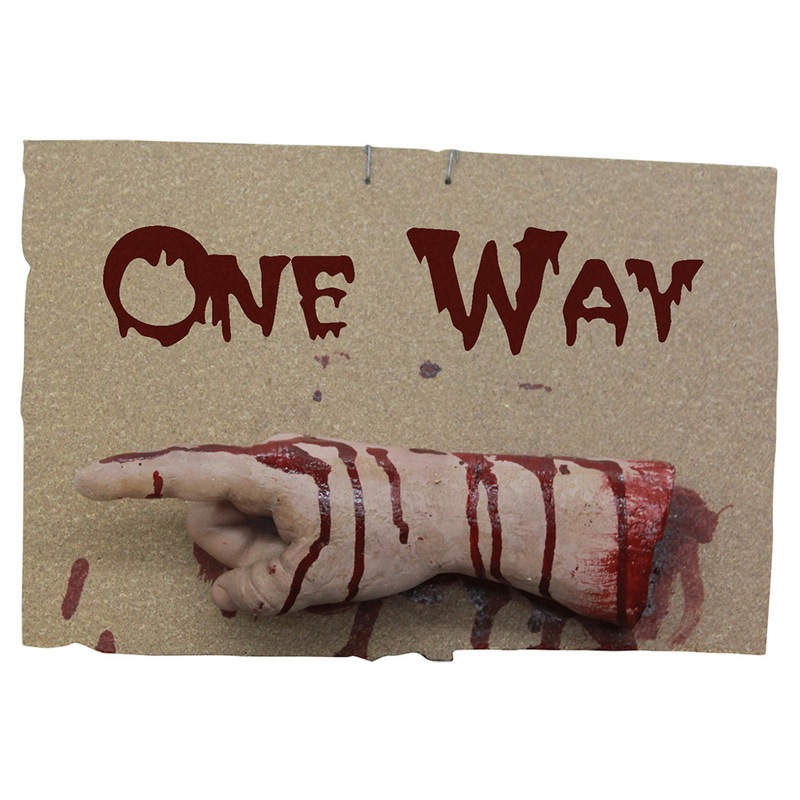 切られた右手プレート 【 インテリア 雑貨 壁掛け デコレーション 装飾品 壁掛け飾り ハロウィン ウォールデコ 怖い ホラー 】