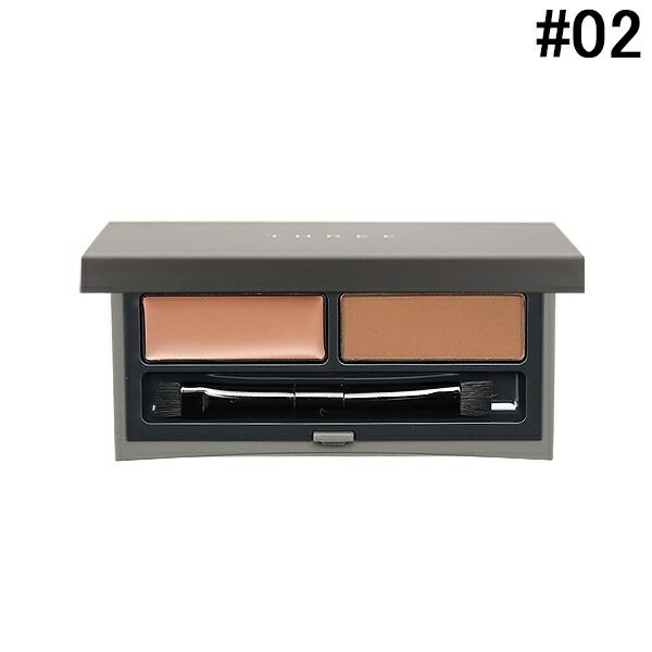 正規品THREE スリー アドバンストアイデンティティ ブラウシェーピングデュオ02