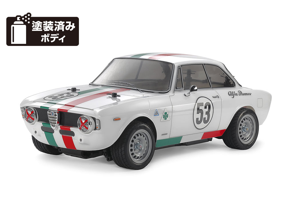 タミヤ 1/10 電動RC組立キット アルファロメオ ジュリア スプリント GTA クラブレーサー（MB-01シャーシ）（塗装済みボディ）【58732】 ラジコン T 58732 アルファロメオ ジュ