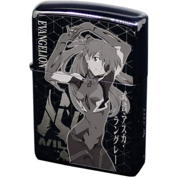 ZIPPO ライター 式波・アスカ・ラングレーver2 ブラックチタンコーティング