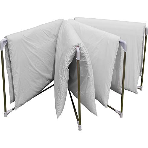 アイリスオーヤマ(IRIS OHYAMA) 洗濯物干し 布団干し ベランダ 物干し 4枚干し ステンレス 扇型 幅238 SFW-40R