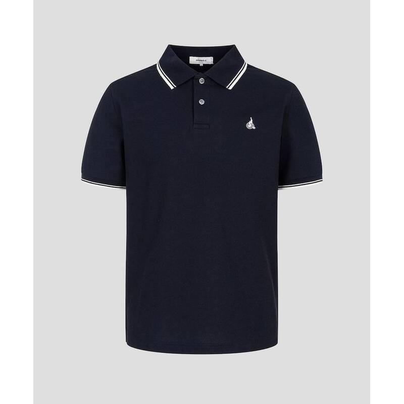 빈폴 BEANPOLE MEN 허니쿨 칼라넥 티셔츠 - 네이비 BC6542C80R 406149 1758100