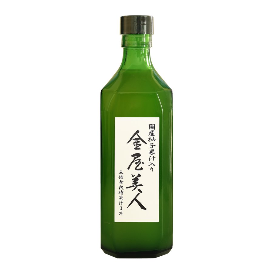 １２本セット 濃縮ゆずドリンク 金屋美人 500ml 富山名産 金屋ゆず5倍希釈 保存料 香料無添加