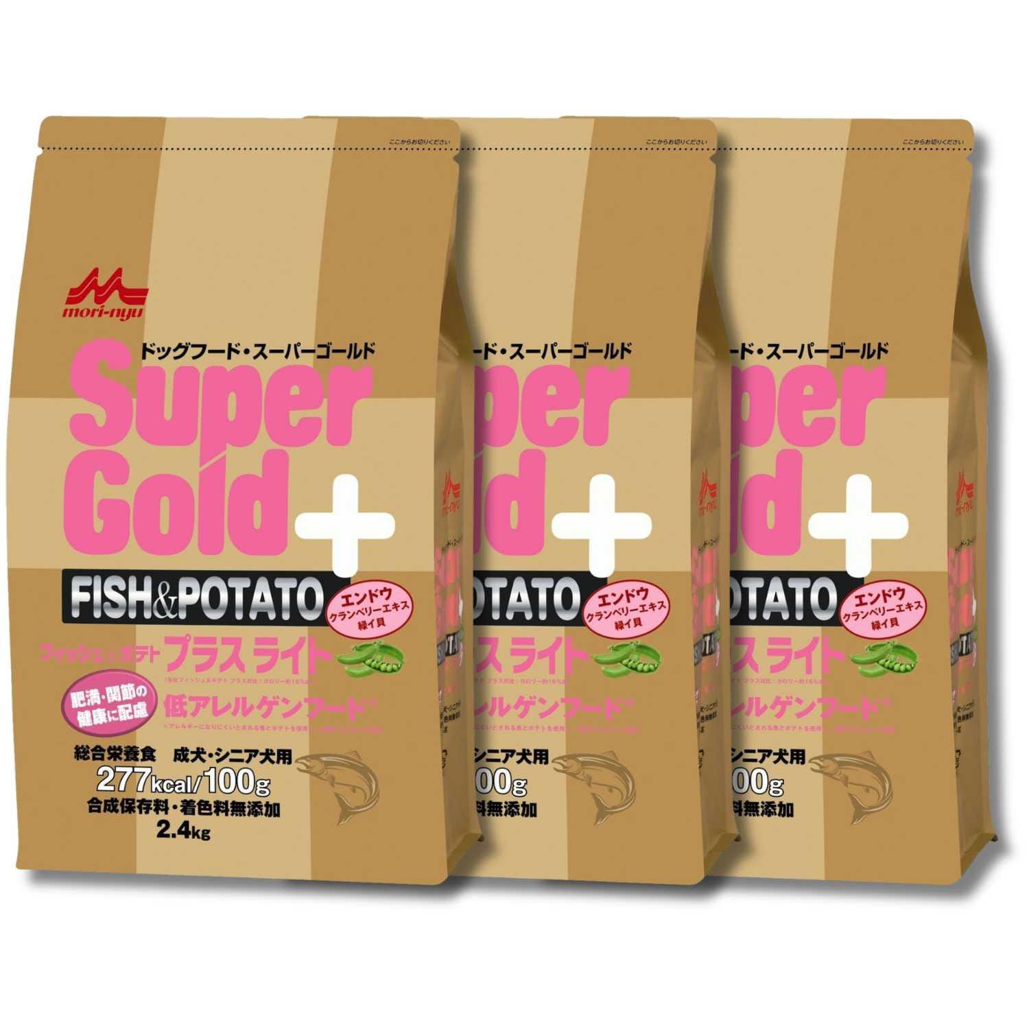 3個セット 森乳サンワールド スーパーゴールド フィッシュ&ポテト プラスライト