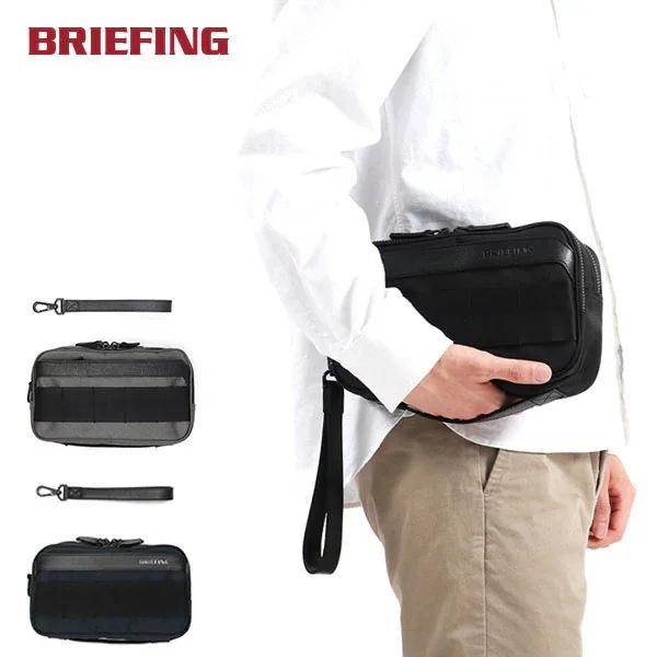 日本正規品 小物入れ メンズ おしゃれ ブランド ガジェットケース ビジネス 大人 ハンドル付き 黒 日本製 FUSION MOBILE POUCH BRA221A30