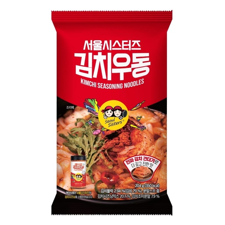 ソウルシスターズ キムチうどん 204g 6個セット