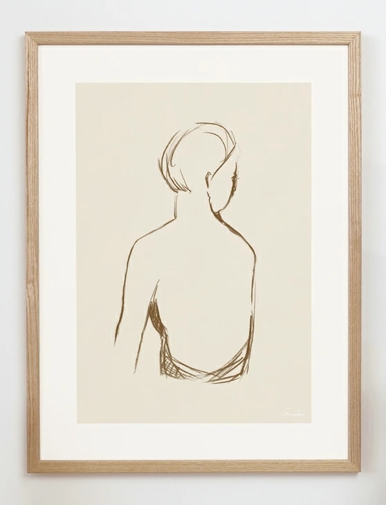 CARO CARO PRINTS Nude Figure Art Print 2