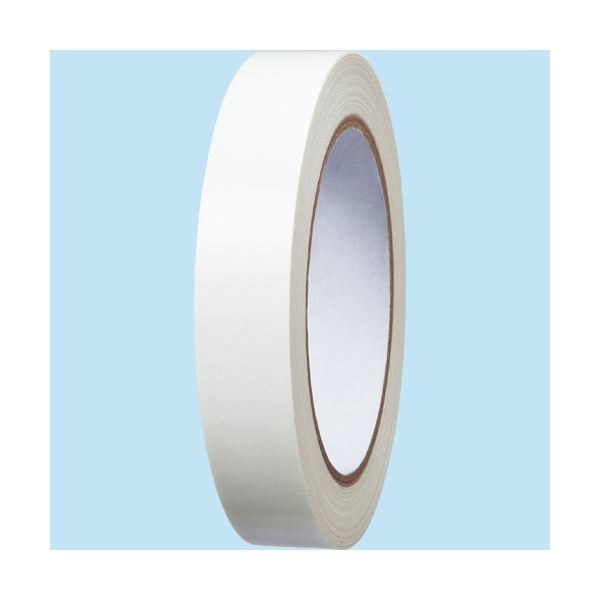 （まとめ） TANOSEE 紙両面テープ カッターなし 20mmx20m 1巻 [x20セット]