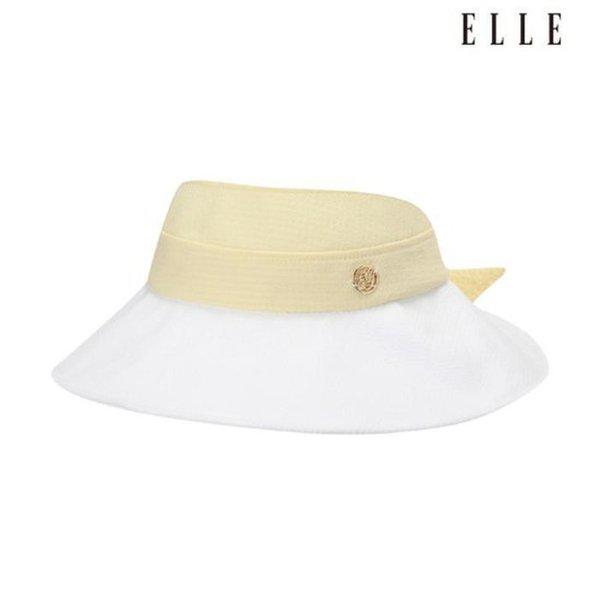 セーブゾーン01 女性 リボン ポイント ワイド サンバイザー 6L47401 121 (45741063)