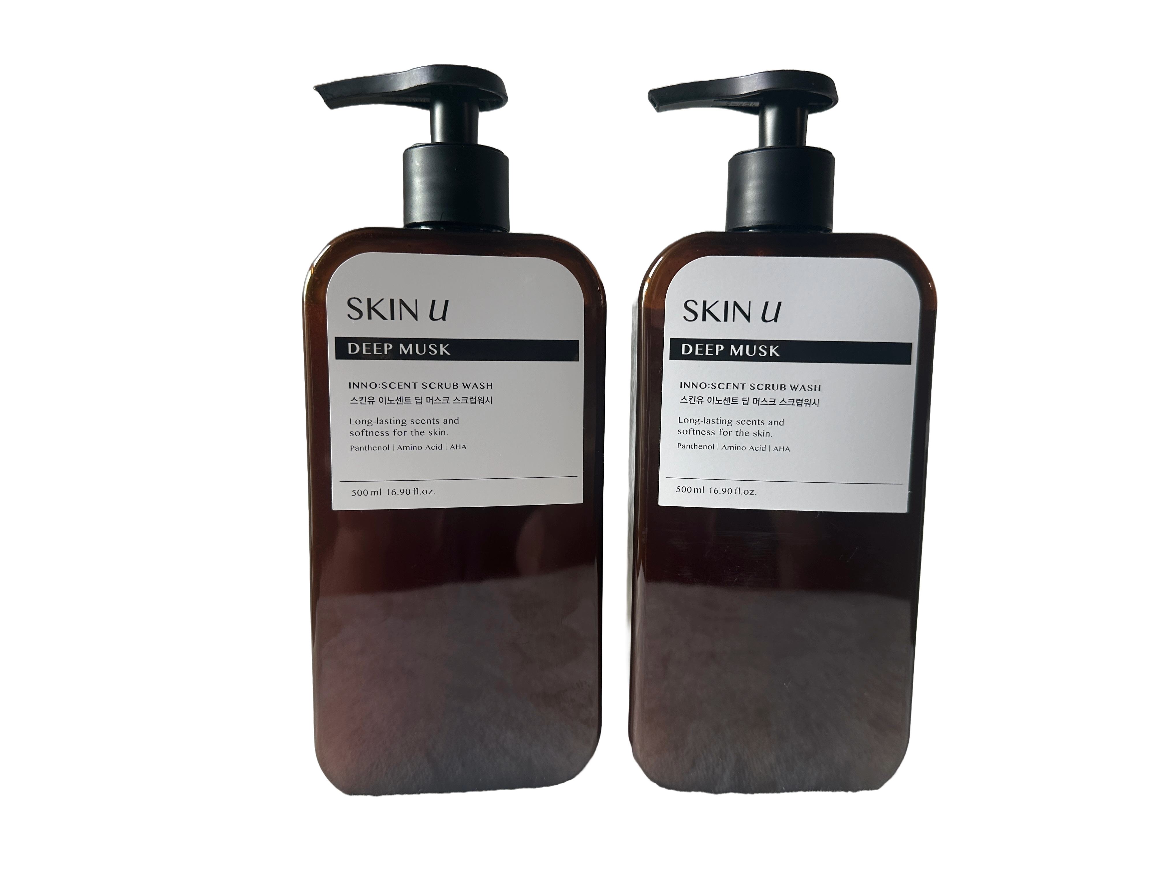 SKRUB WASH 500g [SKIN U] 【1+1】 スクラブ ボディ 韓国人気 DEEP MUSK