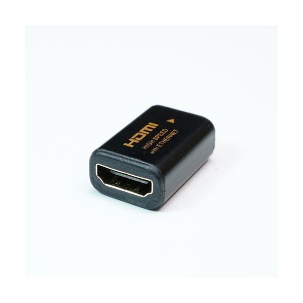 (まとめ)HORIC HDMI中継アダプタ ブラック HDMIF-041BK[x10セット]