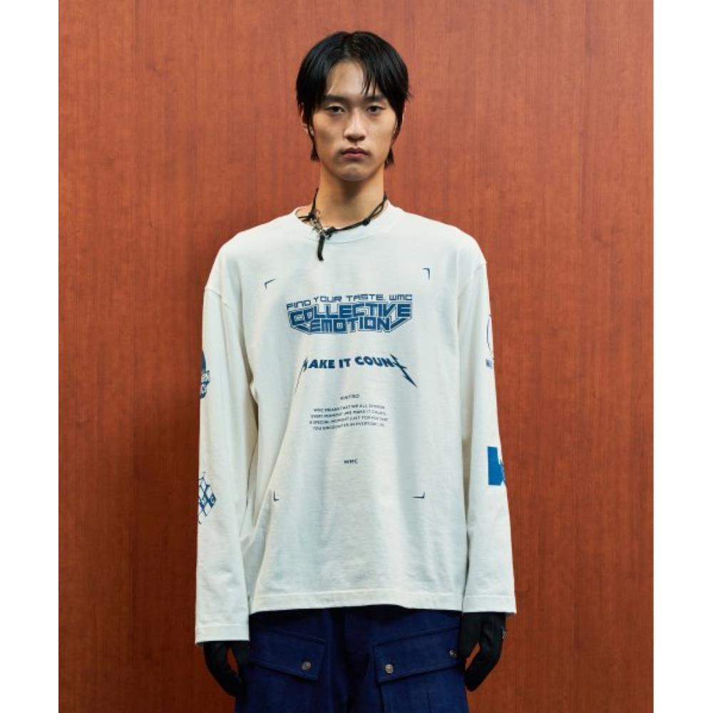WMC Logo Archive Long Sleeve WHITE O-MOBAL3Z91001