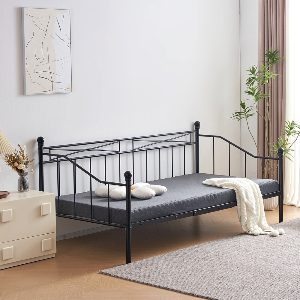 【国内即日発送】シングルベッド パイプベッド ベッド シングル ベッドフレーム 一人暮らし 収納 1人用 おしゃれ 北欧風 子供部屋 大人用 スチール 耐震