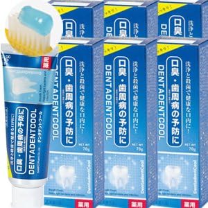 【6個】デンタデントクール 70gx6個 (4961248007878)