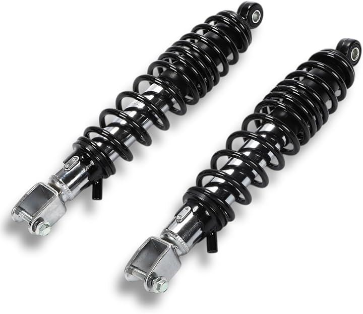 互換品 シグナスX リアサスペンション 320mm SE44J SE12J マジェスティ 125 5CA SE22 SE27 等 ヤマハ 用 バイク リアショックアブソーバー(ブラック)