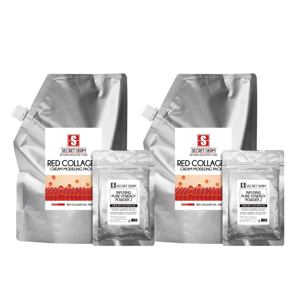 シークレットダムクリームモデリング1000mlモデリングパックレッドコラーゲン10個1BOX
