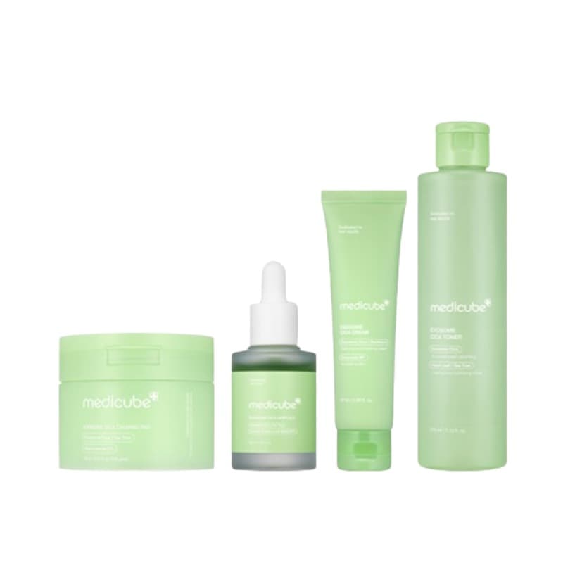 [4種セット]エクソソームシカトナー210ml+エクソソームシカ カミングパッド100枚+エクソソームシカアンプル30ml+エクソソームシカクリーム 50ml