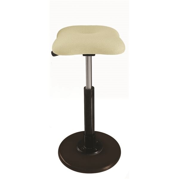 モダン スツール/丸椅子 アイボリーブラック 幅33cm 日本製 ツイストスツールラフレシア Kモーション 22,723円