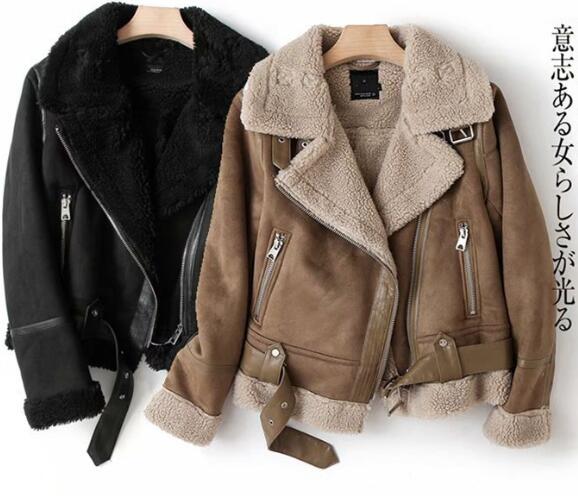 ボアジャケット レディース ライダースジャケット フェイクファー ゆったり ラムウールコート ボアコート カジュアル コート 毛皮コート アウター