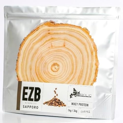 【プロテイン専門店が本気で作った】EZOBOLIC ホエイプロテイン100% 国内製造 美味しい (コーヒー, 3kg)